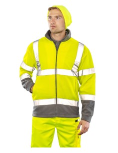 R-R329X-Safety Microfleece Jacket 2